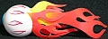 Flaming Eyeball Antenna Topper - Side View