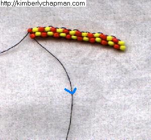 Brick Stitch 14 - Second Row and Increasing