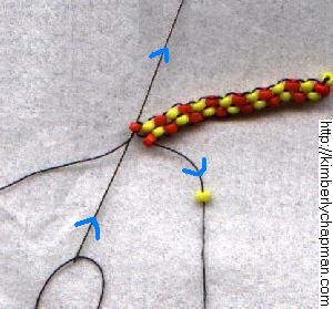 Brick Stitch 15 - Second Row and Increasing