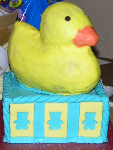 Baby Shower Duck Cake