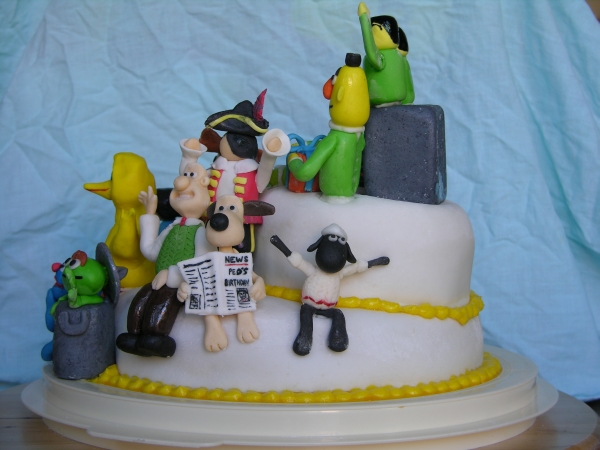 Peo's 2007 Birthday Cake - Left Side