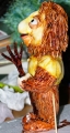 Fraggle Cake - In the Making - Painting Gorg