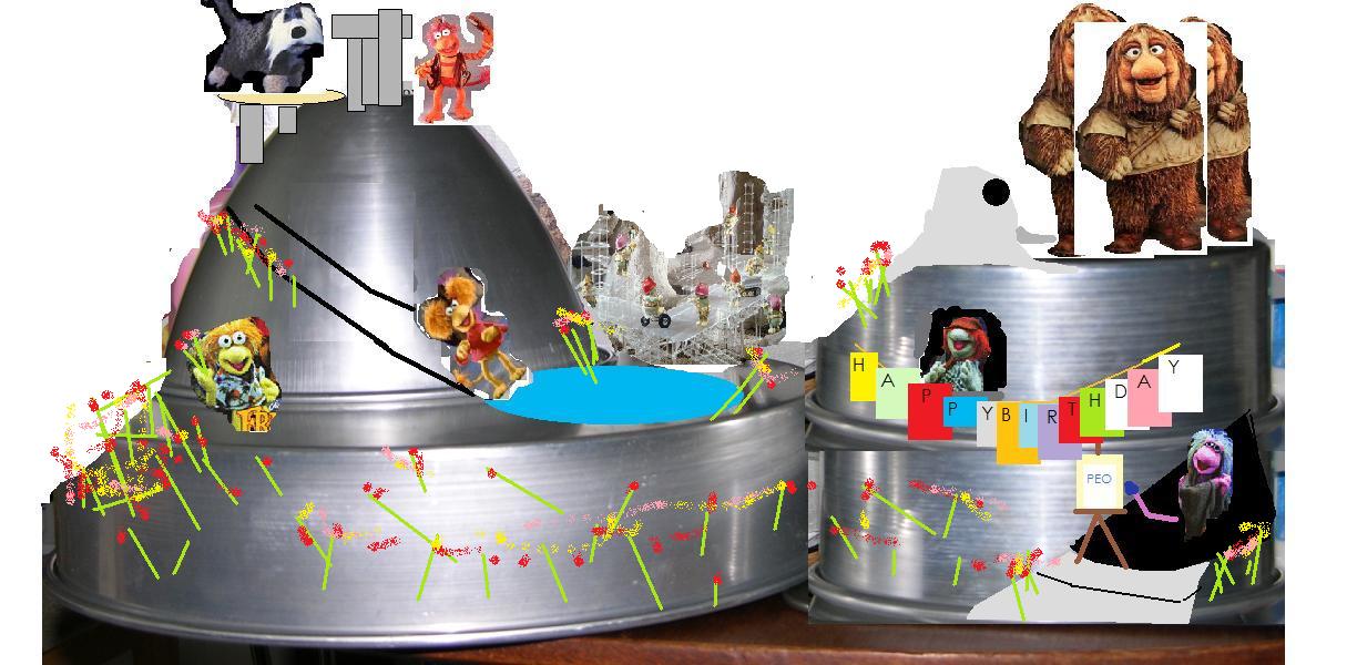 Fraggle Cake - In the Making - Plan