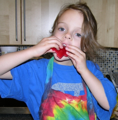 Eat the gummy!