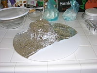 Making a fake stone base - 3