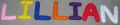 Alphabet - LILLIAN