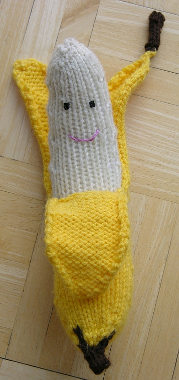 Banana in its peel