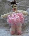 Caucasian Ballerina in Pink Tutu - Front