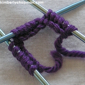 Knitting a Ring with Double-Pointed Needles Step 1