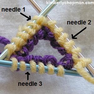 Knitting a Ring with Double-Pointed Needles Step 3