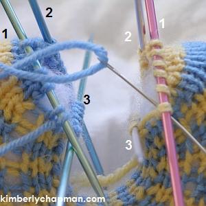 Knitting a Ring with Double-Pointed Needles Step 16
