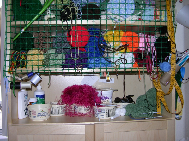 Yarn Storage - Main Area Detail