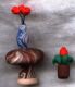 Roses in vases