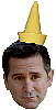 Jack Malone (Anthony LaPaglia) wearing a silly yellow hat.