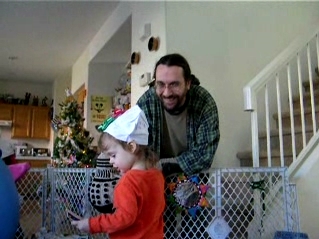 Daddy gets Exterminknit!